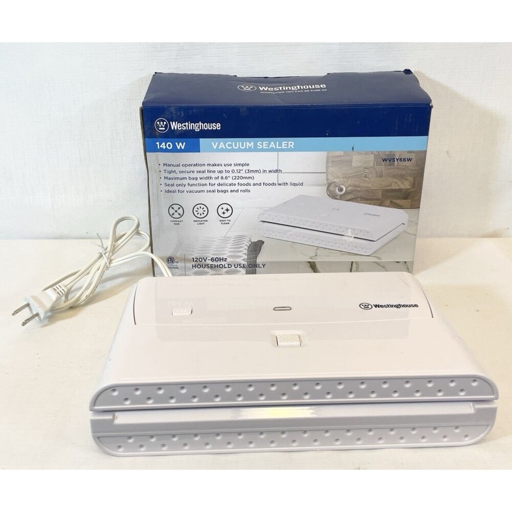 Westinghouse Vacuum Sealer 140w 120v-60Hz Seal Food Saver Storage Food Prep
